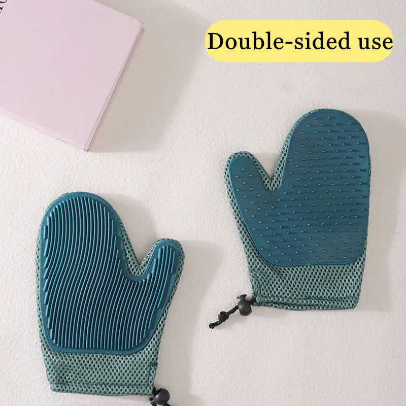 Silicone Gloves and Pet Hair Removal Brushes