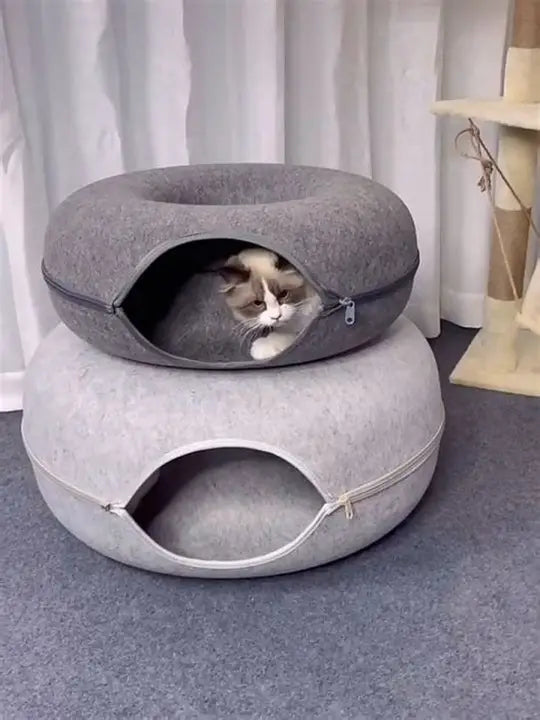 Pawspire™ Cat Tunnel Bed – Bestseller 🐾