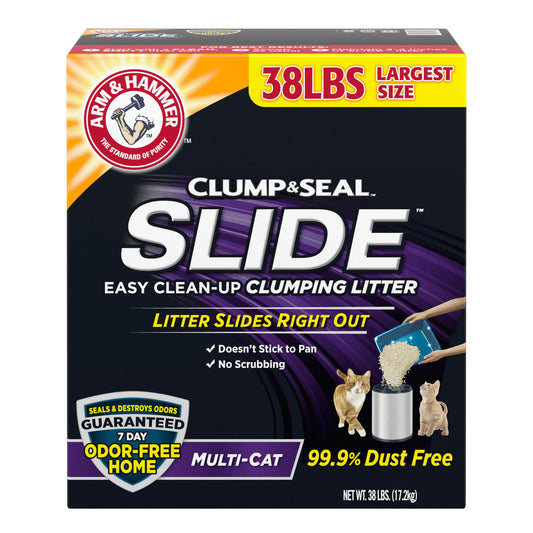 Arm & Hammer Slide Cat Litter - Clumping Multi-Cat 38 lbs.