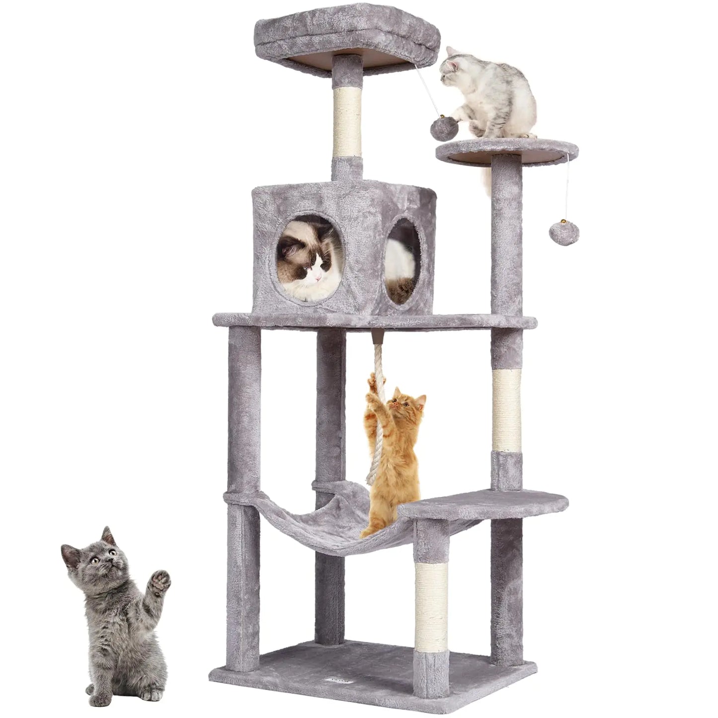 Cat Tree for Indoor Cats 56.2"