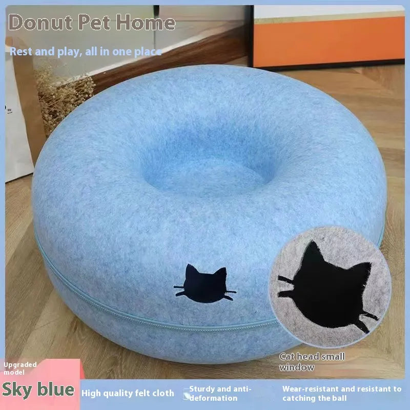 Pawspire™ Cat Tunnel Bed – Bestseller 🐾
