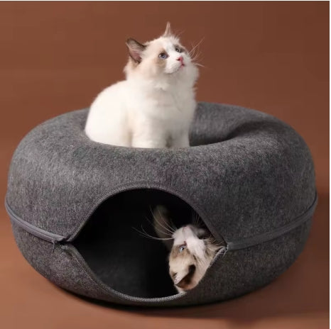 Pawspire™ Cat Tunnel Bed – Bestseller 🐾